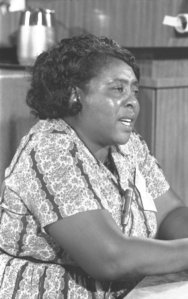 Fannie_Lou_Hamer_1964-08-22 MFDP leader Fannie Lou Hamer, at the 1964 Democratic convention